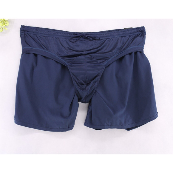 New Balance Men's 4XL Impact Run Lined Short Pockets/Drawstring Navy NEW - Picture 6 of 8